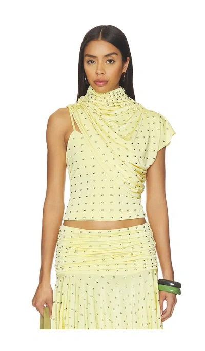 Siedres Silvy Top In Yellow