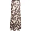 Siedres Siedrés Siny Print Mesh Maxi Skirt In Multi