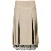 Shop Siedres Skirts In Beige