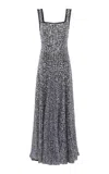 Siedres Sofia Asymmetric Sequined Dress