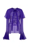 Siedres Stella Capelet Silk Blouse