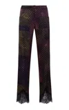 Siedres Suri Patchwork Satin Trousers