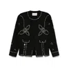 Siedres Womens Metzy Embellished Relaxed-fit Stretch-woven Blend Jacket Black In Black