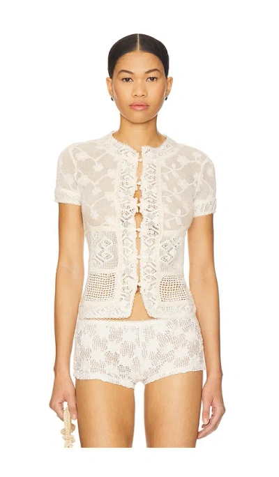 Siedres Syrine Top In Sand