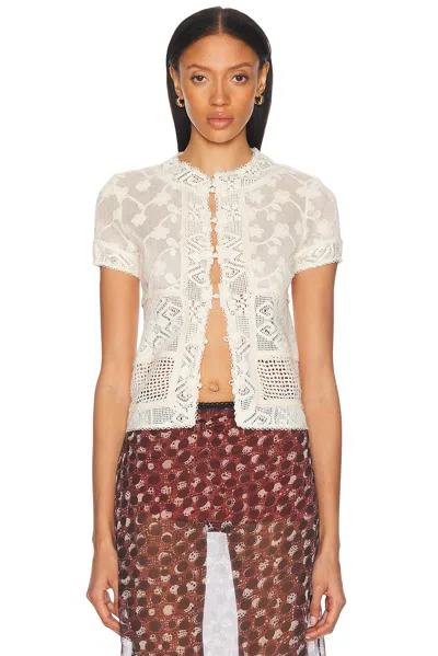 Siedres Syrine Top In White