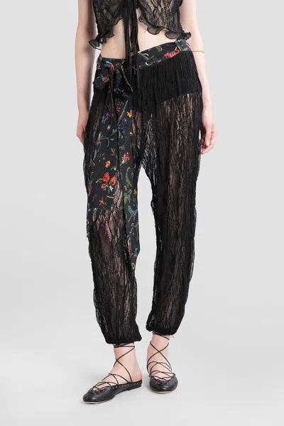Siedres Tessa Pants In Black Polyamide