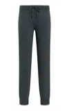 Siedres Thelka Wool-blend Knit Straight-leg Pants In Blue