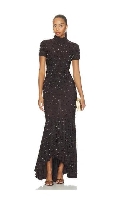 Siedres Tovi Dress In Brown