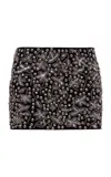 Siedres Tyra Embellished Corduroy Mini Skirt