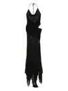 Siedres Venusia Lace Cut-out Maxi Dress In Black