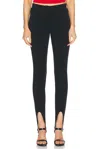 Siedres Wallie Mid-rise Jersey Stirrup Leggings In Black