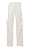 Siedres Wanda Anglaise Cotton Pants In White