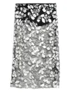 Siedres Wells Sequin-embellished Mesh Midi Skirt In Black