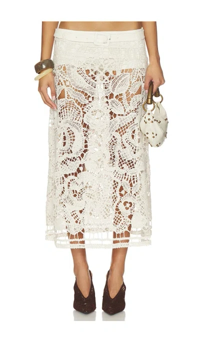 Siedres Wells Skirt In Nude