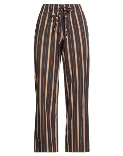 Siedres Siedrés Woman Pants Dark Brown Size 8 Cotton