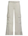 Siedres Siedrés Woman Pants Light Grey Size 8 Cotton, Elastane In Gray