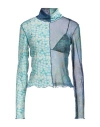 Siedres Siedrés Woman Top Navy Size L Polyester, Elastane In Navy