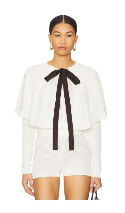 Siedres Xenia Cardigan In White