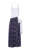 Siedres Youstina Cutout Maxi Dress In Blue