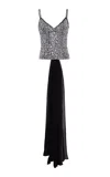 Siedres Zaya Sequined Chiffon Top