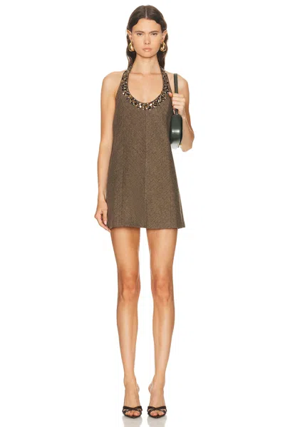 Siedres Zhen Dress In Brown