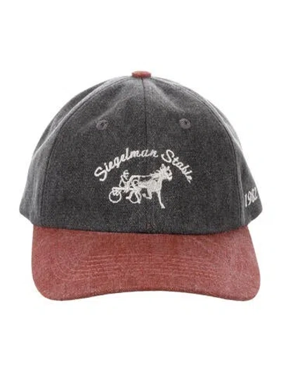 Pre-owned Siegelman Stable Embroidered Baseball Cap  W/tags In Multi