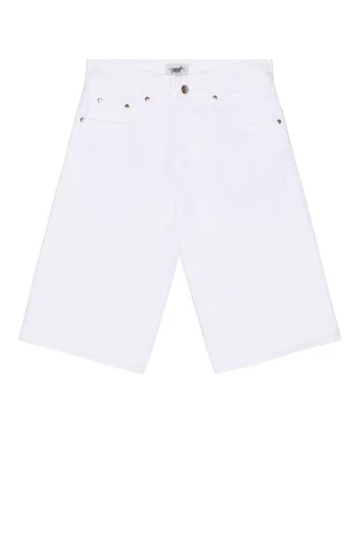 Siegelman Stable Jorts In White