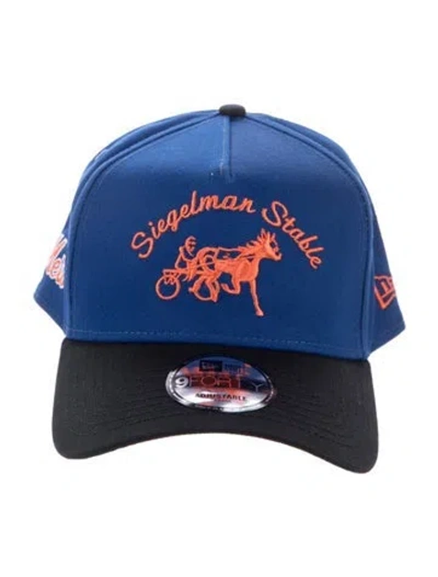 Pre-owned Siegelman Stable Men's Cotton Blue Baseball Cap