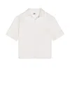 Siegelman Stable Short Sleeve Button Down In White