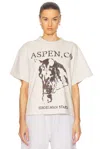 Siegelman Stable X Fwrd Crop Tee In White Sand