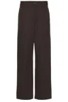 Siegelman Stable X Fwrd Pleated Pant In Dark Brown