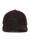 Siegelman Stable X Fwrd Suede Dad Hat In Dark Brown