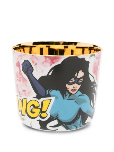 Sieger By Furstenberg Glamour Girl Graphic-print Cup In Multi