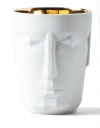 Sieger By Furstenberg Satin White Tumbler In White
