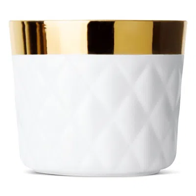 Sieger By Furstenberg Sip Of Gold Tumbler - Cushion In White