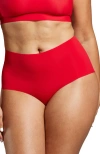 Siella Microfiber High Waist In Chilean Red