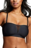Siella Microfiber Multiway Bra In Black
