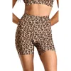 Siella No-show Bike Short In Animal Print