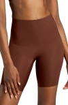 Siella No Show Shapewear Short In Brown