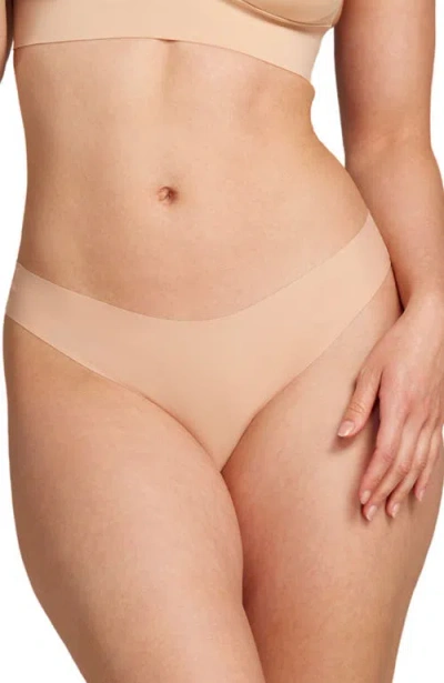 Siella No-show Thong In Maple Sugar