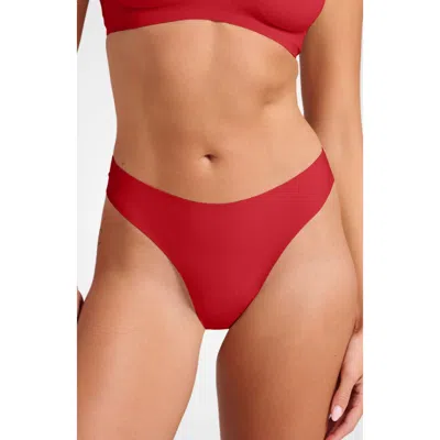 Siella No-show Thong In Red