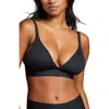 Siella No Show Triangle Bra In Black