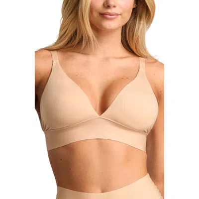 Siella No Show Triangle Bra In Maple Sugar