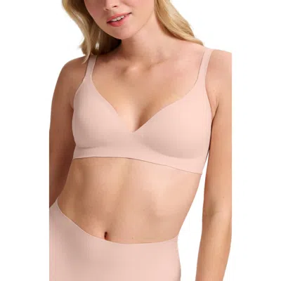 Siella No-show Triangle Seamless Bra In Animal Print