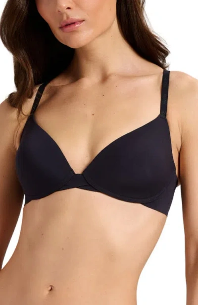 Siella No-show T-shirt Foam Bra In Black
