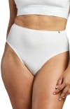 Siella Organic Cotton High Waist Brief In White