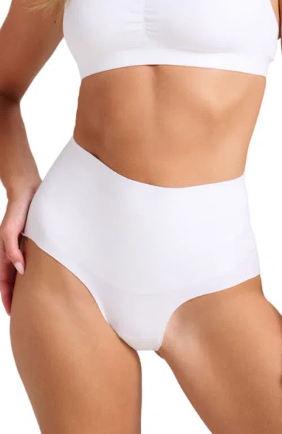 Siella Organic Cotton No-show Shaping Brief In White