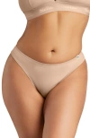 Siella Organic Cotton Thong In Beach Beige