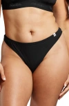 Siella Organic Cotton Thong In Black