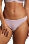 Siella Organic Cotton Thong In Lavender